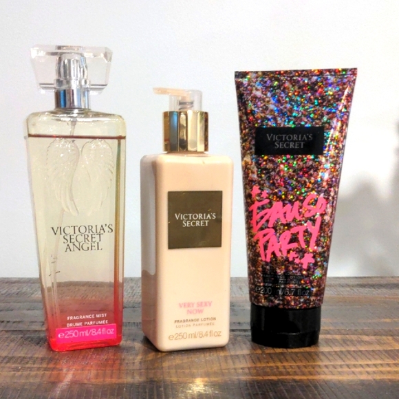Victoria  Secret body lotion mist spray 3pc set discontinued vintage - Picture 1 of 3